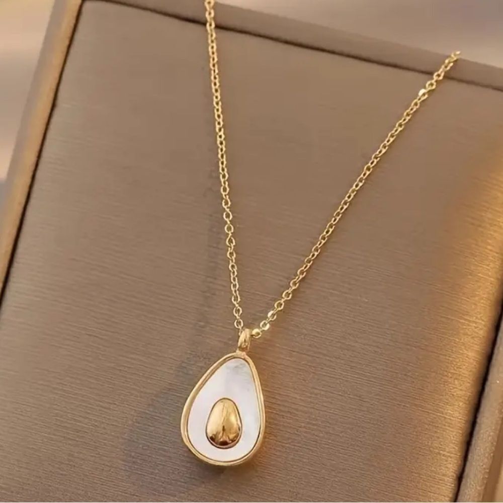 18k Gold Plated Avocado 🥑 Charm Necklace